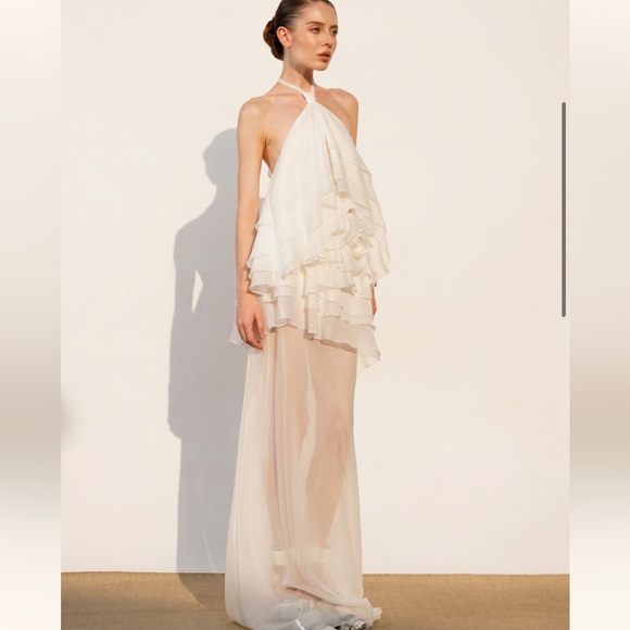 Sanrose Ruffle Gown - Picture 1 of 6